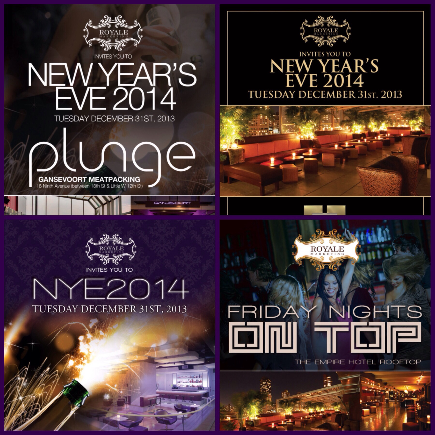 Events |”Royale” NYE Plans!?