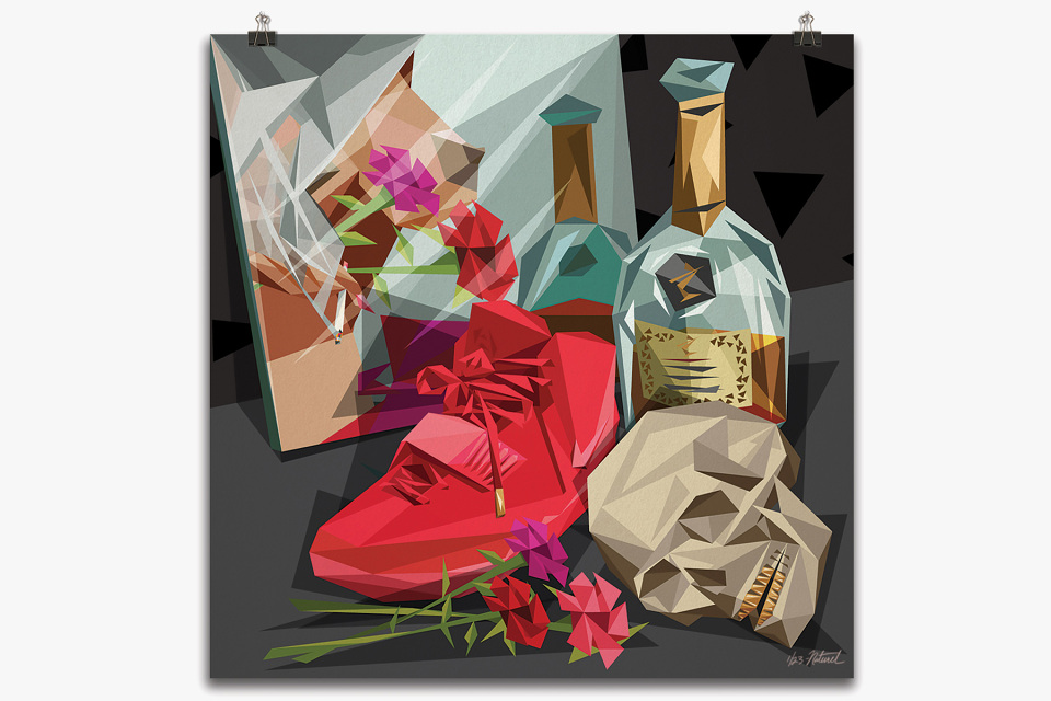 Art|Kanye West Lyrics ILLustrated in Limited Edition Prints by Naturel
