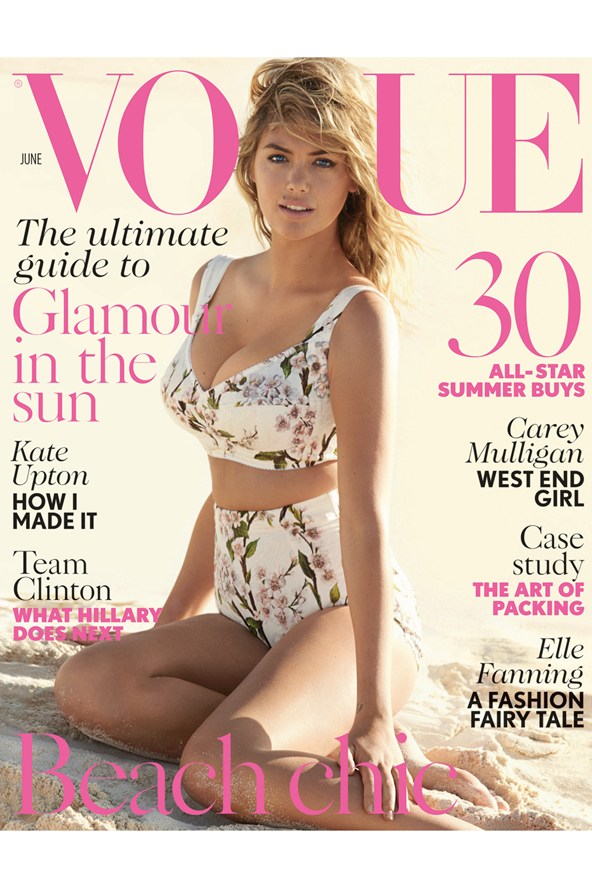 Media|Kate Upton Covers “British Vogue” June 2014