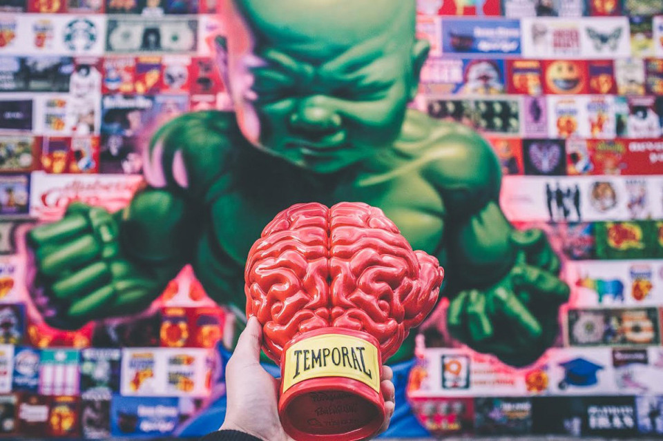 Art| Ron English x ToyQube Boxing Brain