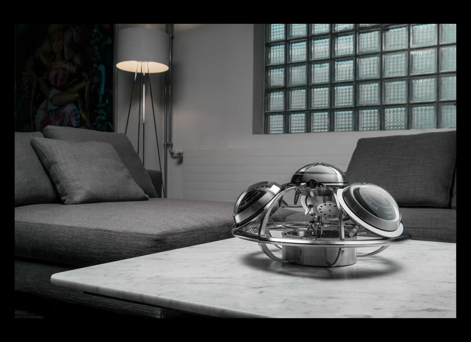 Lifestyle| @MBandF Fifth Element Piece Keeps Time & Weather Forcasting