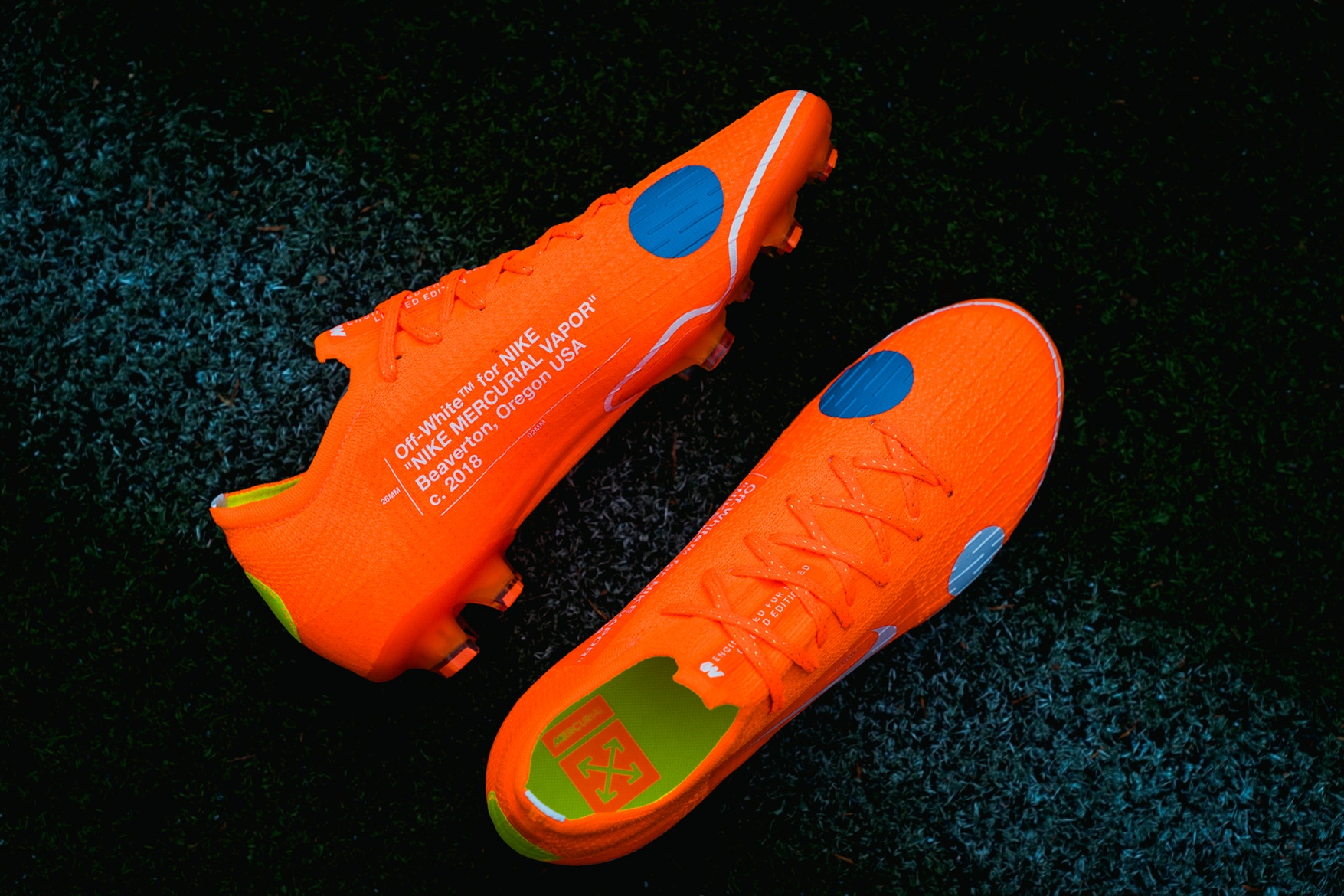 Footwear| Enjoy A Close Up View Of The @VirgilAbloh x @Nike Mercurial Vapor 360