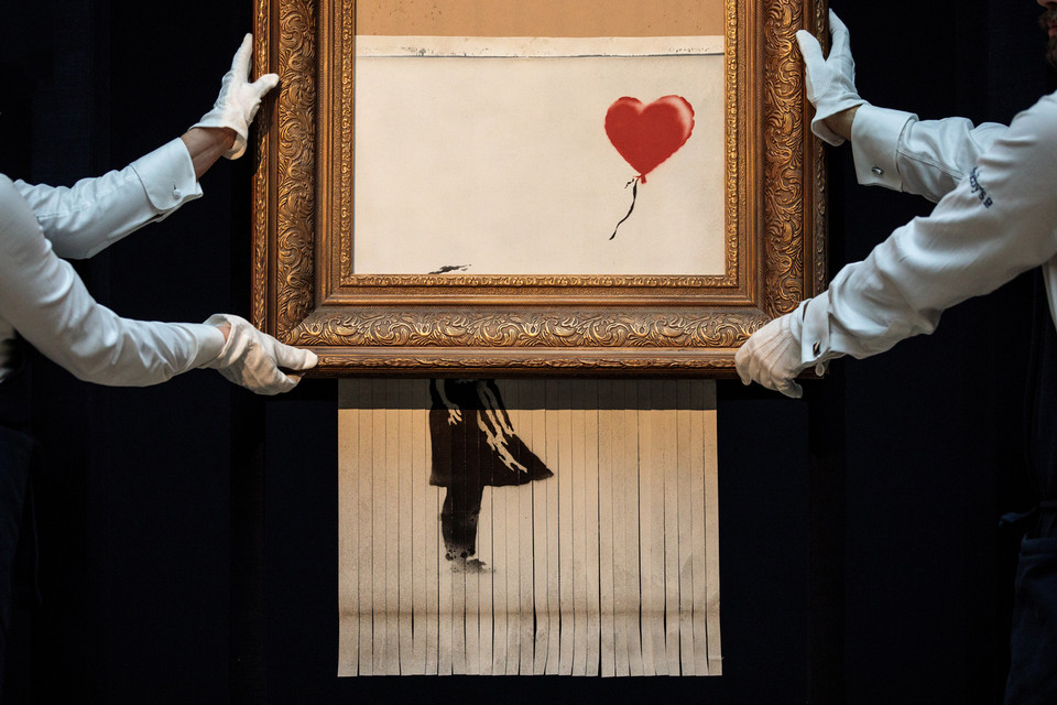 Art| Enjoy A Short Docu-View of The Shredding Of Banksy’s ‘Girl with Balloon’
