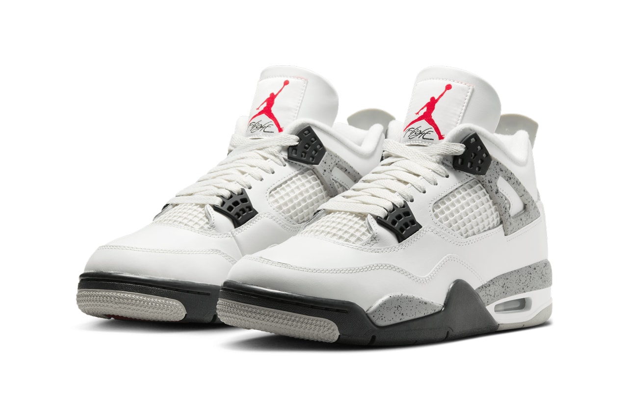 Footwear| Official Images of This Year’s Air Jordan 4 “White Cement”