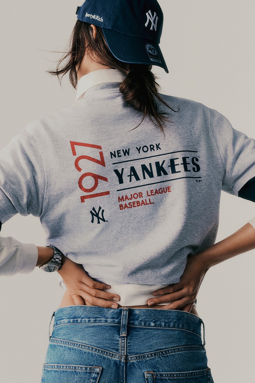 Fashion| ’47 x Sporty & Rich Team Up For The Second Series of Their New York Yankee Collaboration