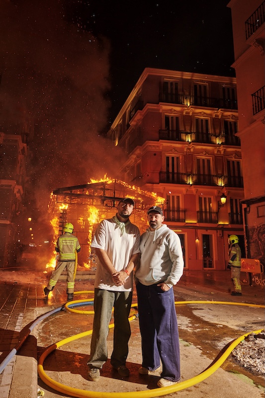 Art| Art Duo, PichiAvo Set Flame To Their Monumental Falla In Festival’s Closing Ritual