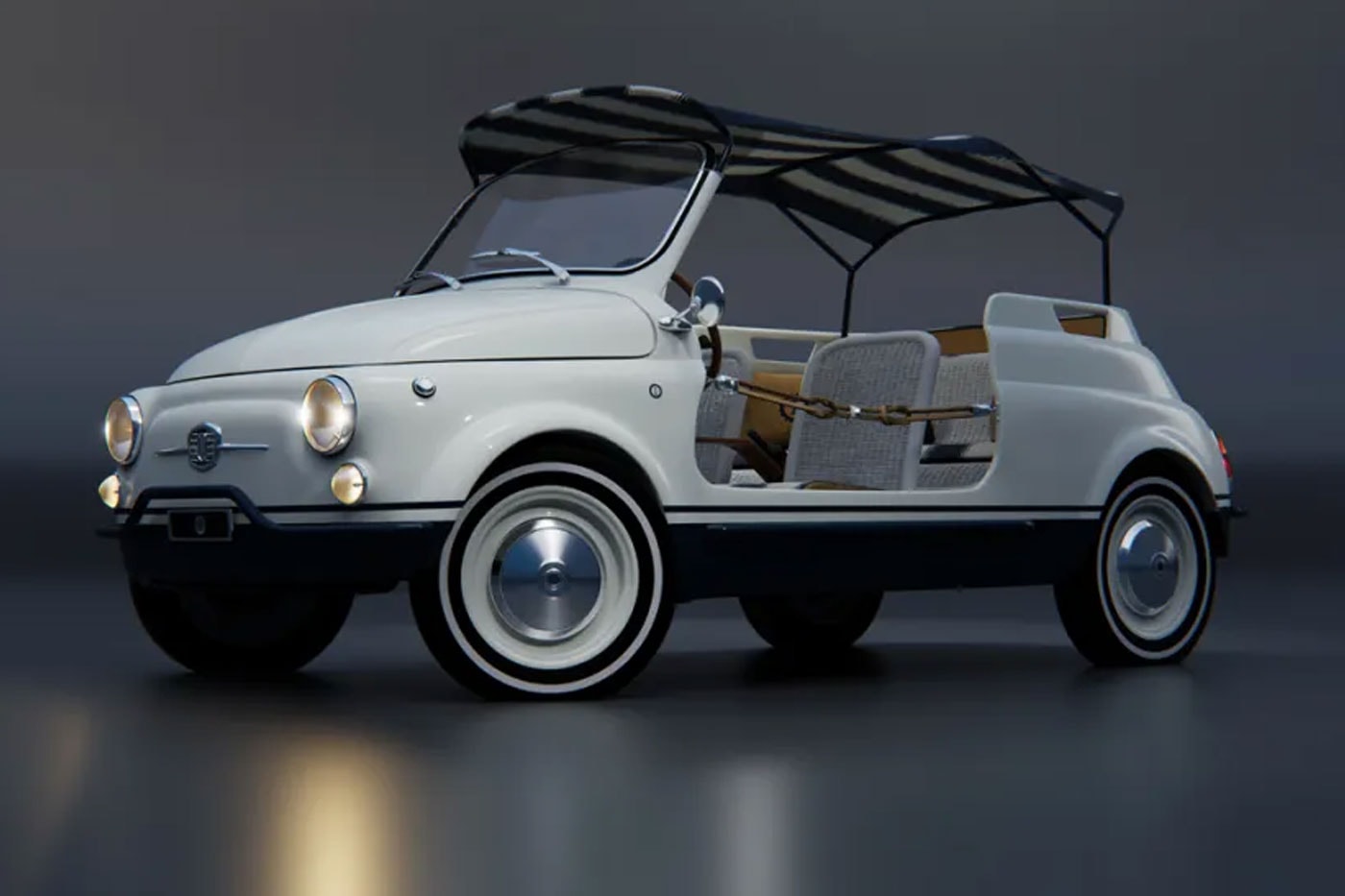 Cars| The Fiat 500 Jolly Gains A Yacht-Styled Makeover by Garage Italia & Hot Lab